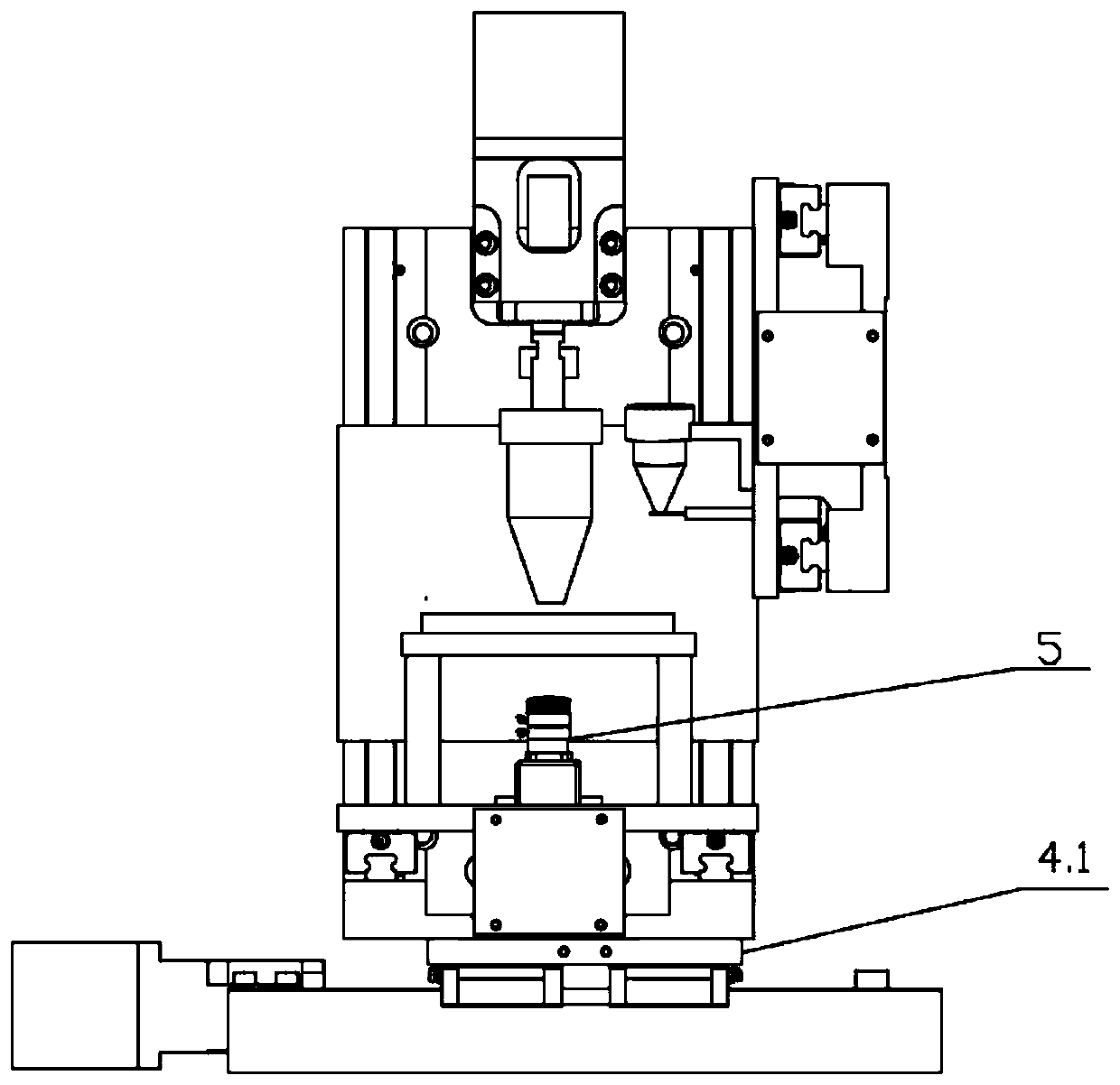 A high-voltage electric field coupling ultrasonic treatment liquid sterilization test device and method