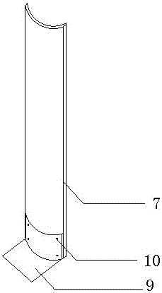 Roof exhaust pipe fixing device and manufacturing method thereof