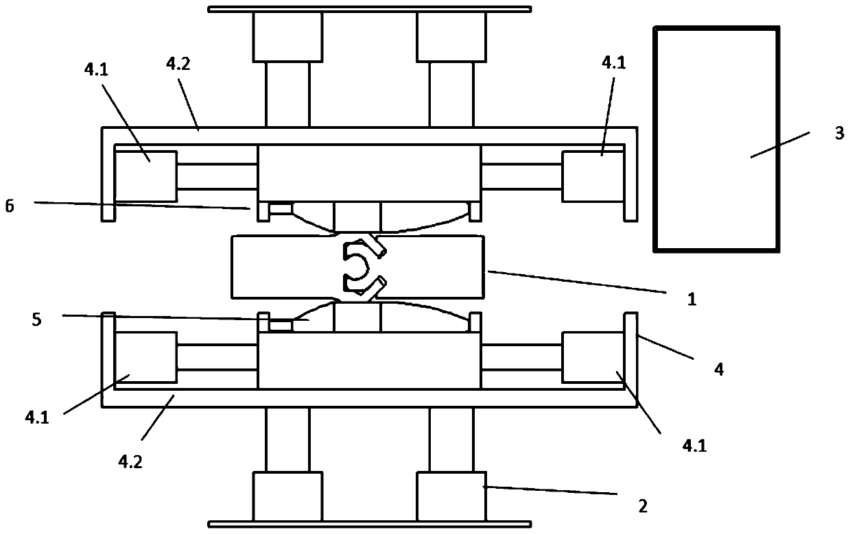 Aluminum alloy anti-crushing extrusion connection equipment and connection method