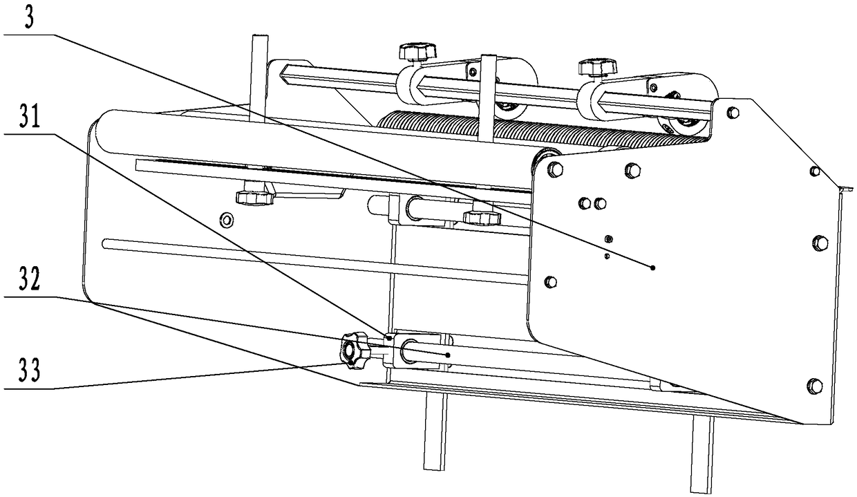 A film sealing and cutting machine