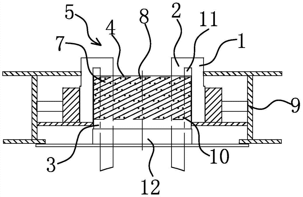 Water guide bearing oil retaining mechanism