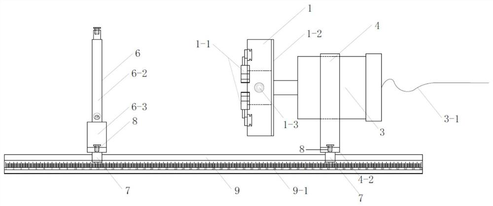 Electric rotary clamp for rock cutting machine