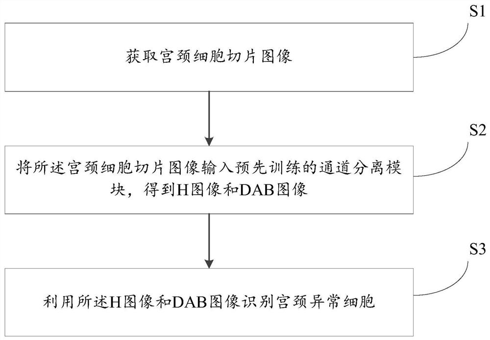 Cervix uteri abnormal cell recognition method and device and electronic equipment