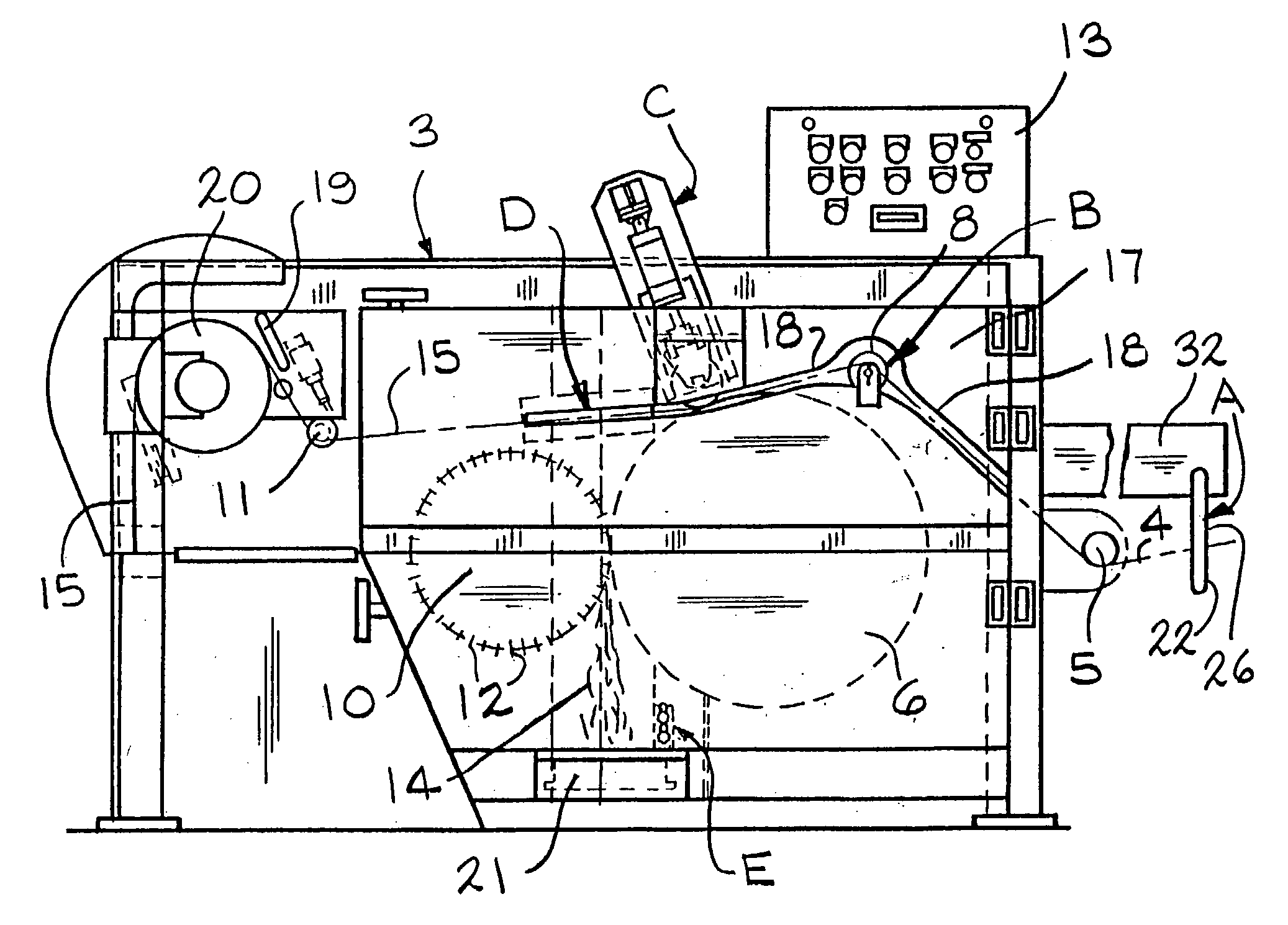 Fiber chopper apparatus and method