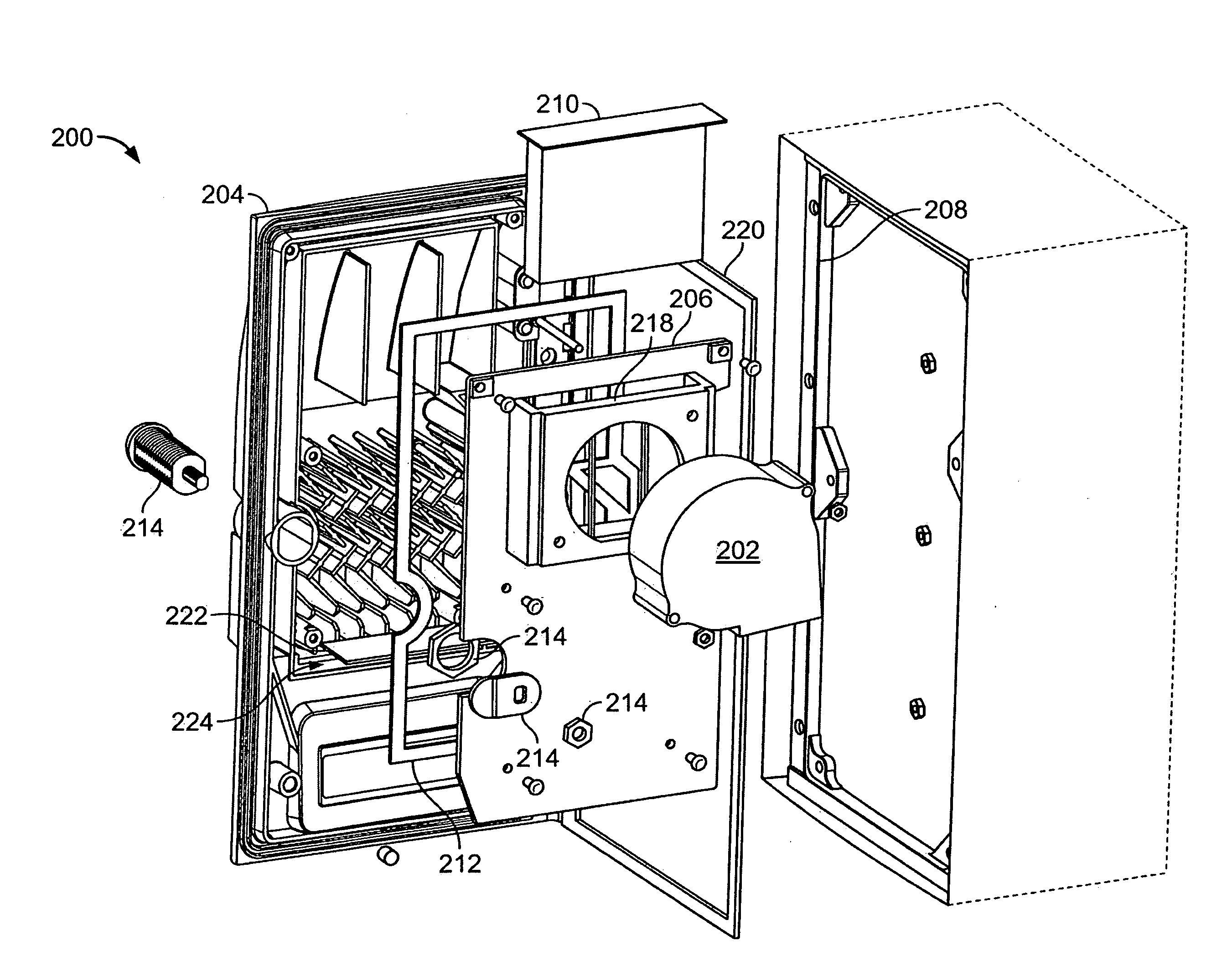 Shielding electronic components from liquid