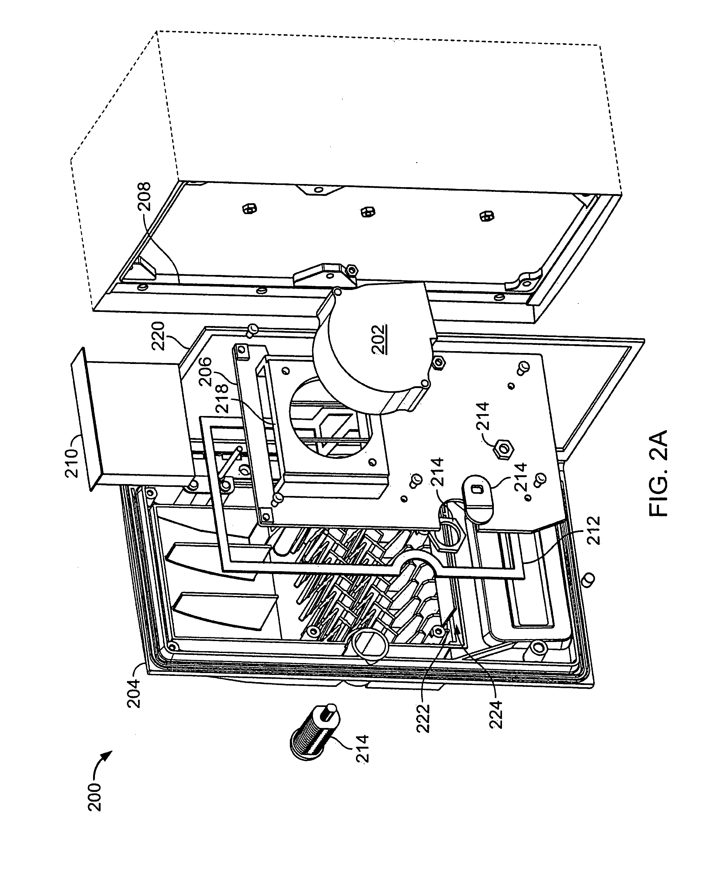 Shielding electronic components from liquid