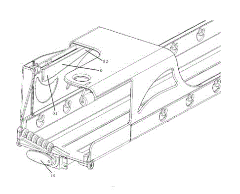 Drawer type boxed article distributing device