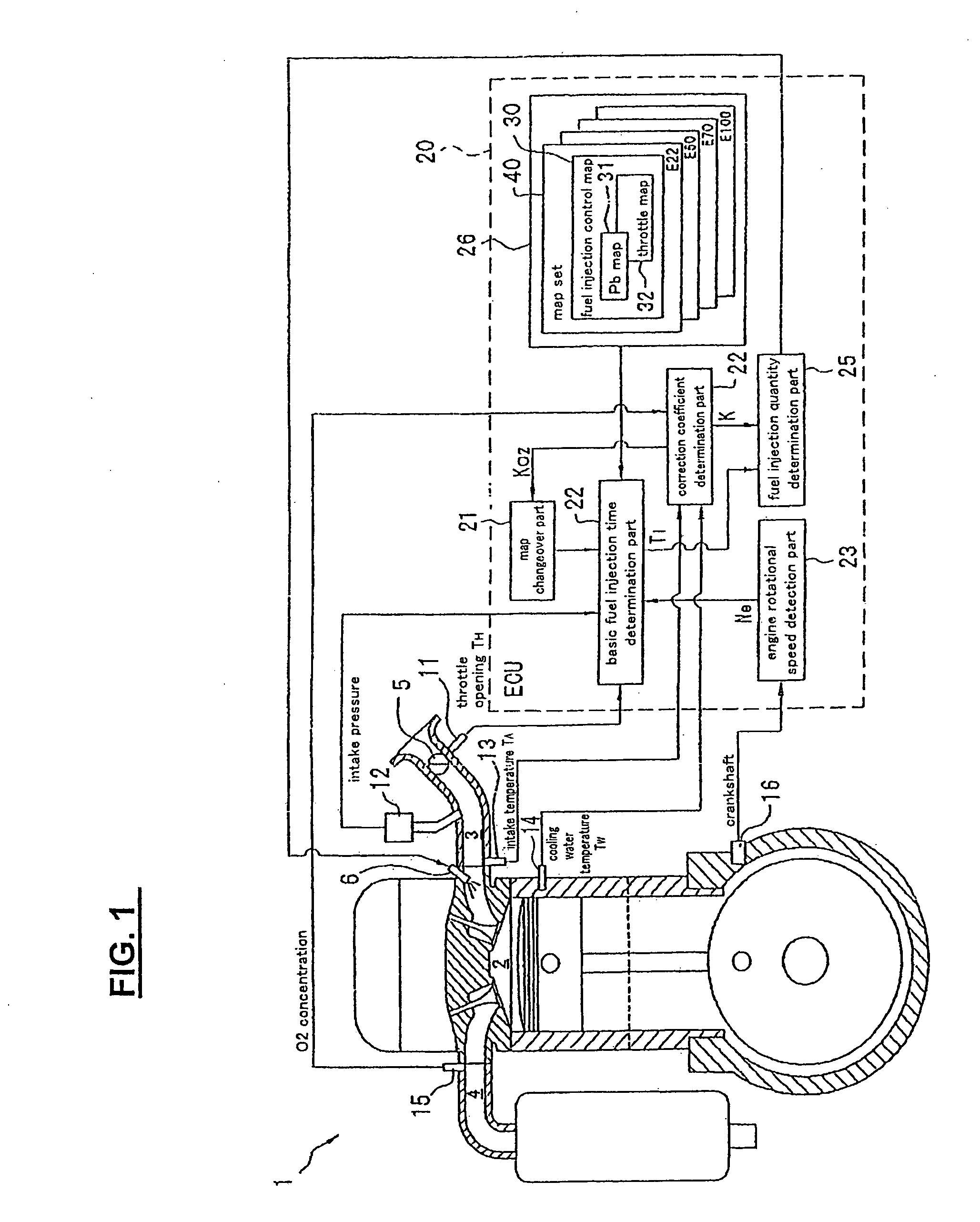 Fuel injection control device for a variable-fuel engine and engine incorporating same