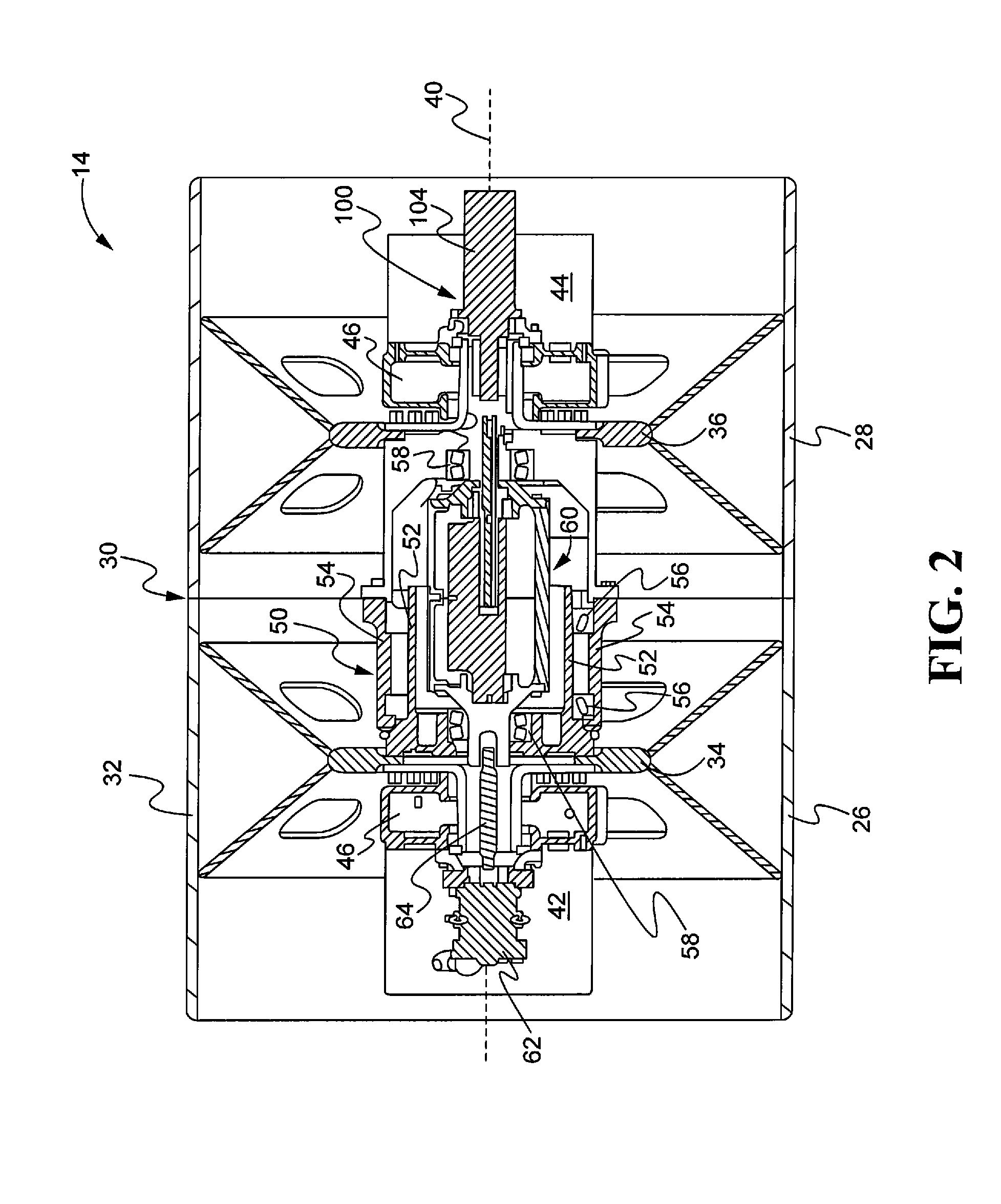 Apparatus for transferring linear loads