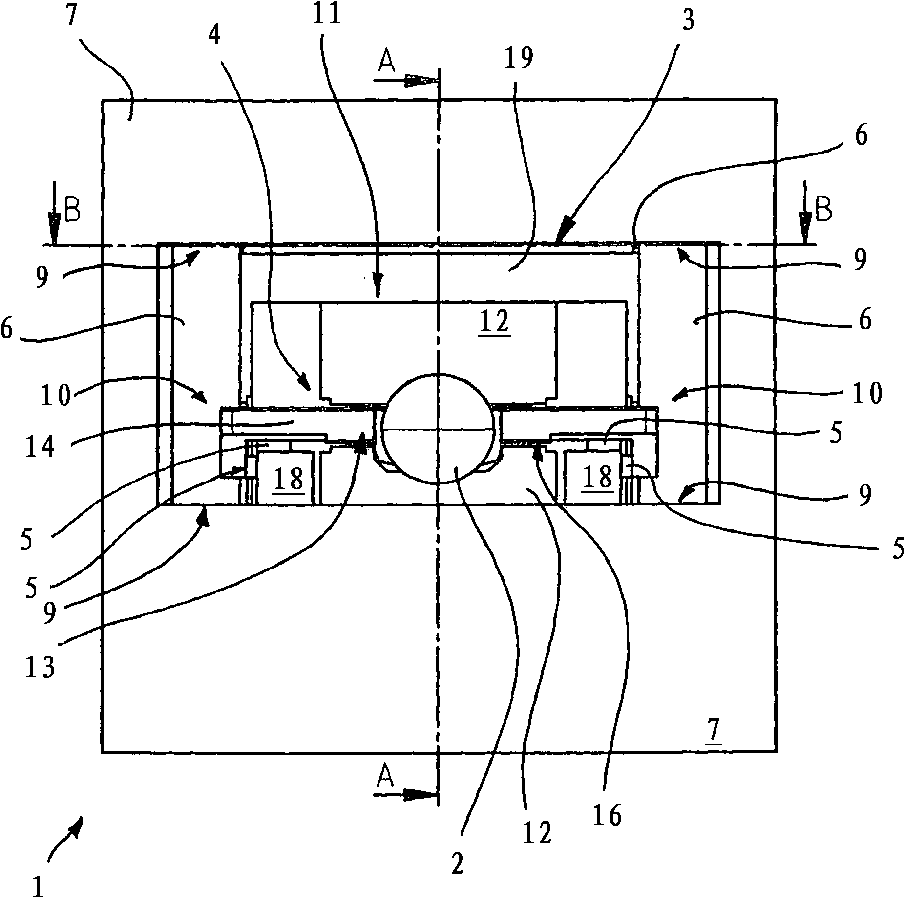 Production machine for non-circular workpieces