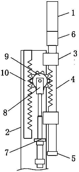 Warp dividing reed applied to warping machine