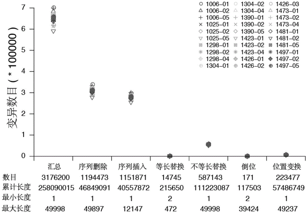 Variation detection method and device assembled based on genomes