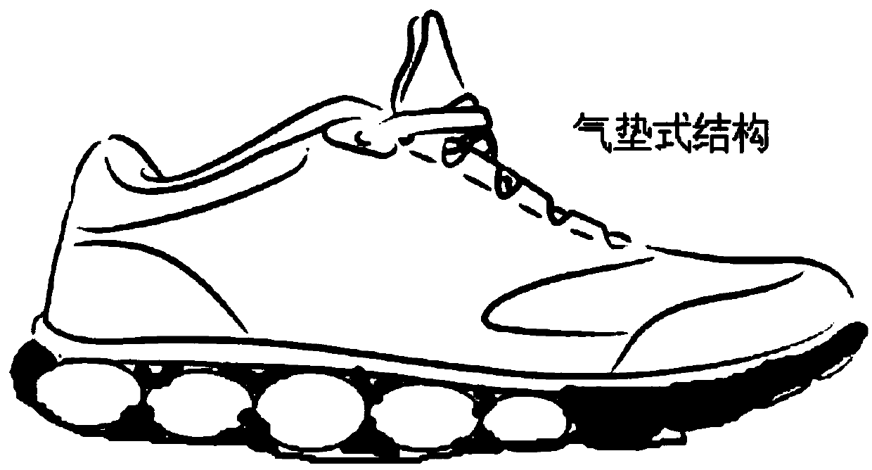 Sole for sports shoes and preparation method and application thereof