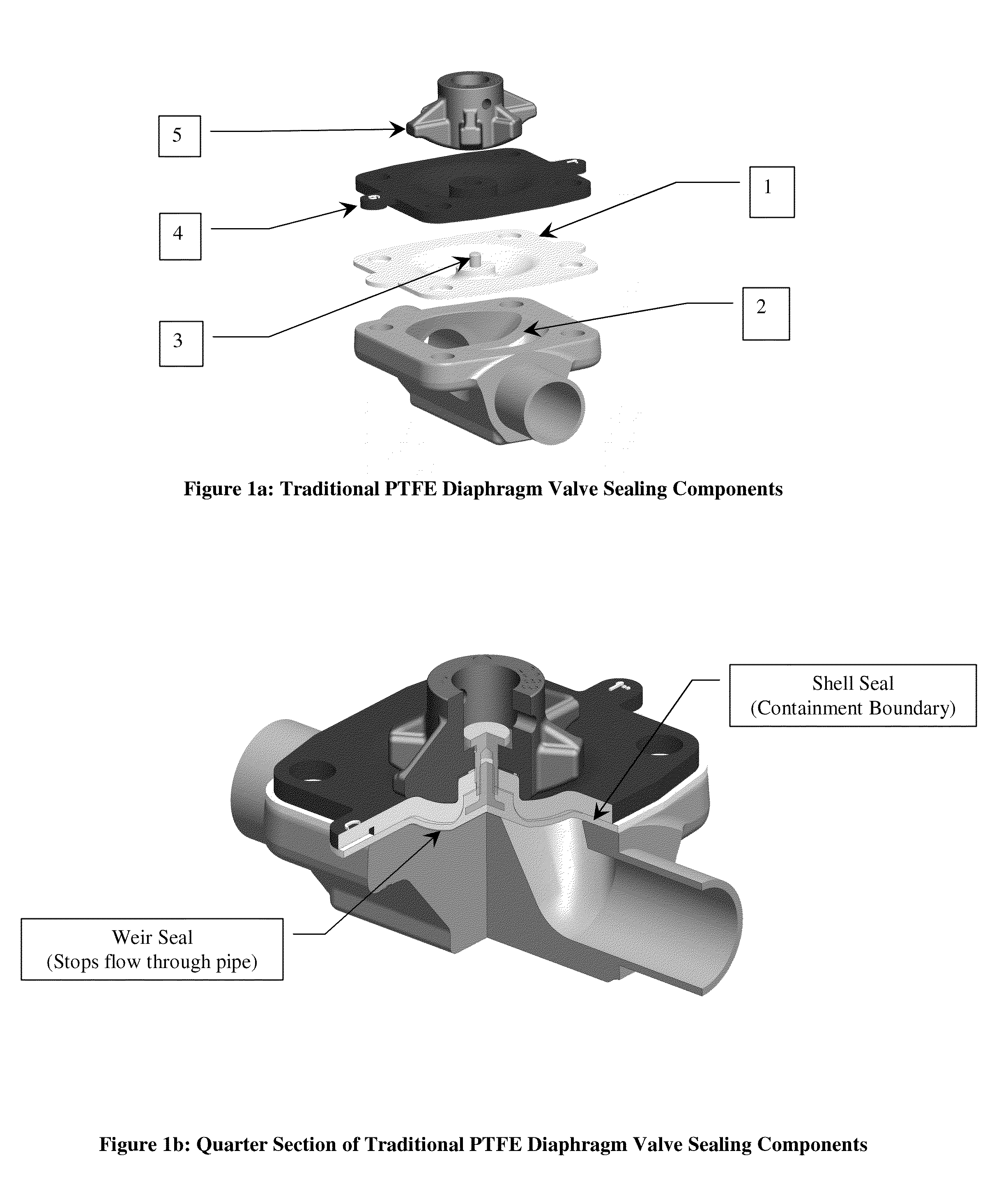 Diaphragm and backing cushion shaping for increased membrane life