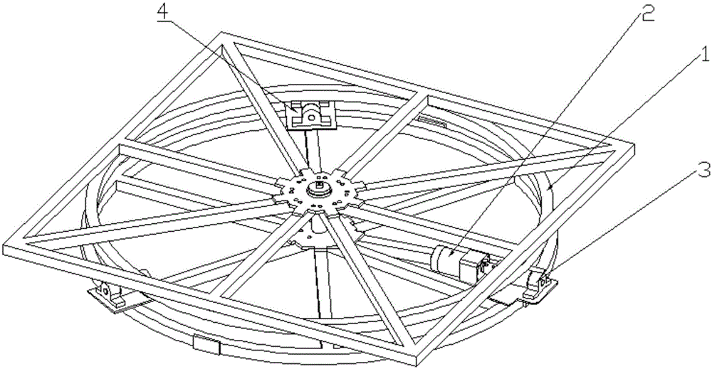 Tracing transmission mechanism suitable for solar concentrating system