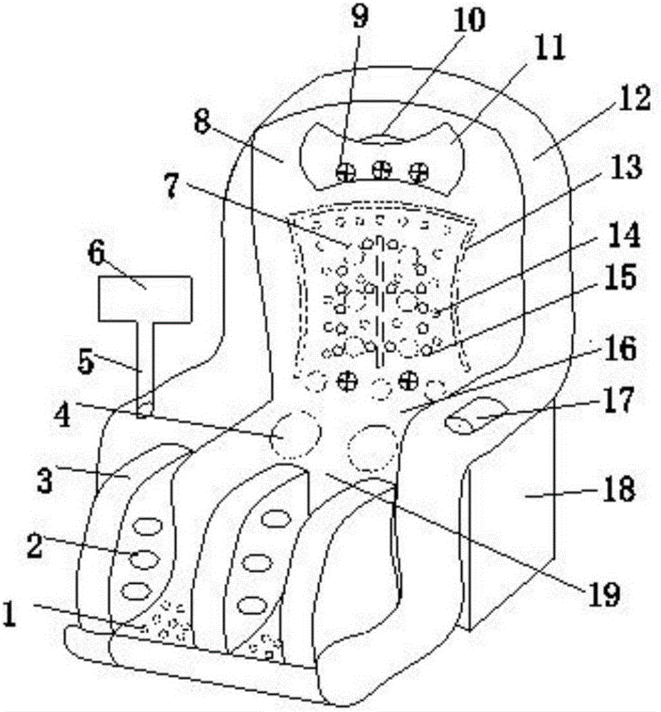 Health-care multifunctional massage chair