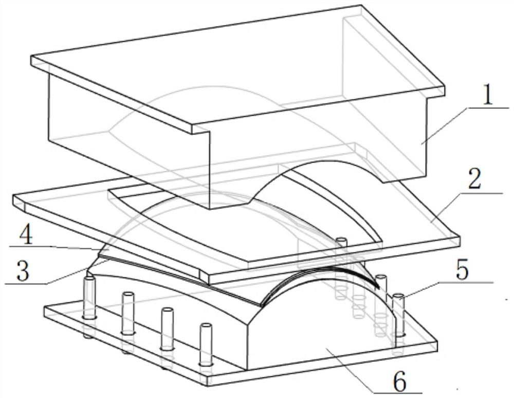 Hot drawing-air bulking composite forming method for high-temperature titanium alloy skin