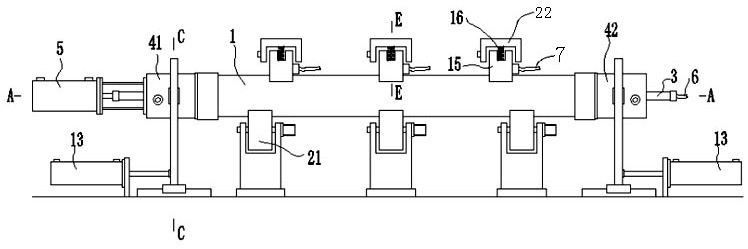 Metal pipe inner surface electrodeposition device and method