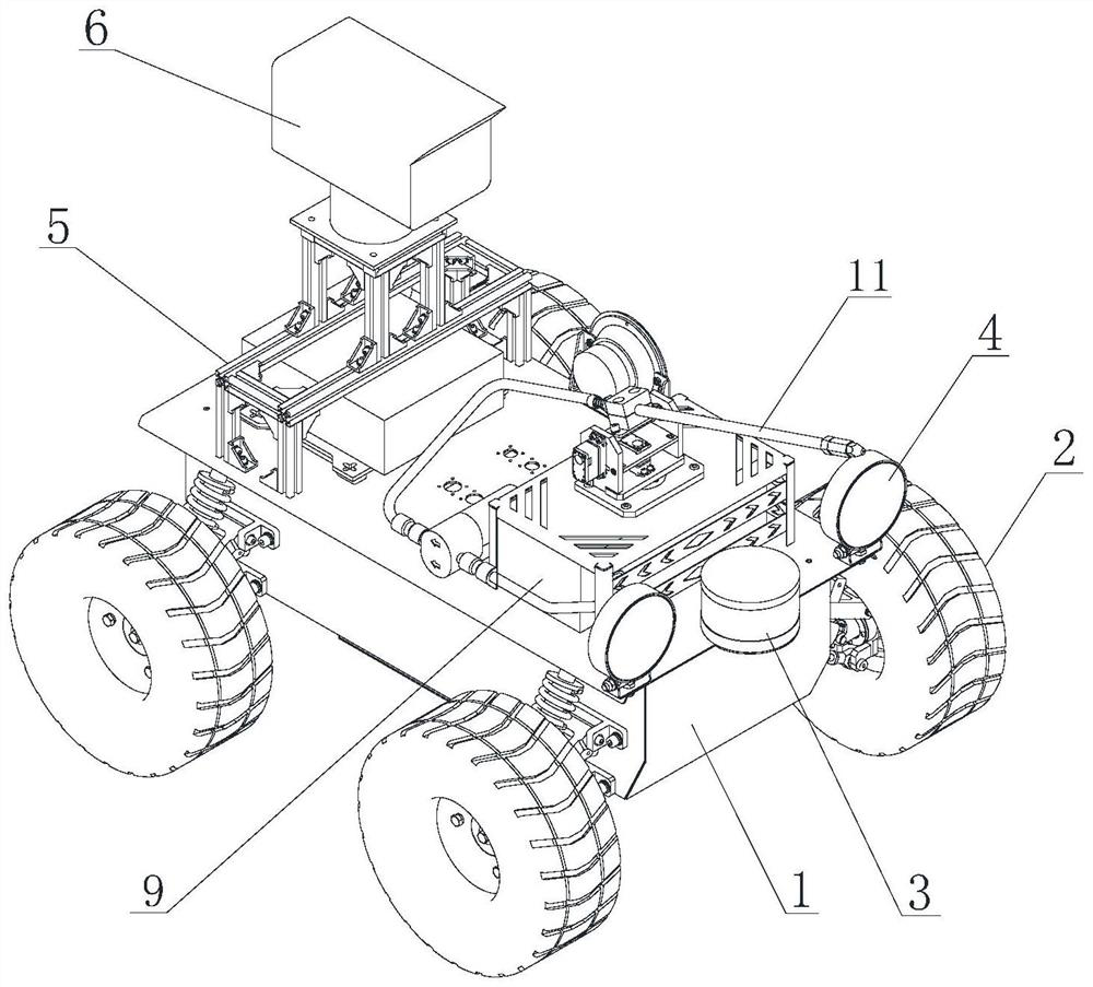 Reconnaissance defense robot and operation method thereof