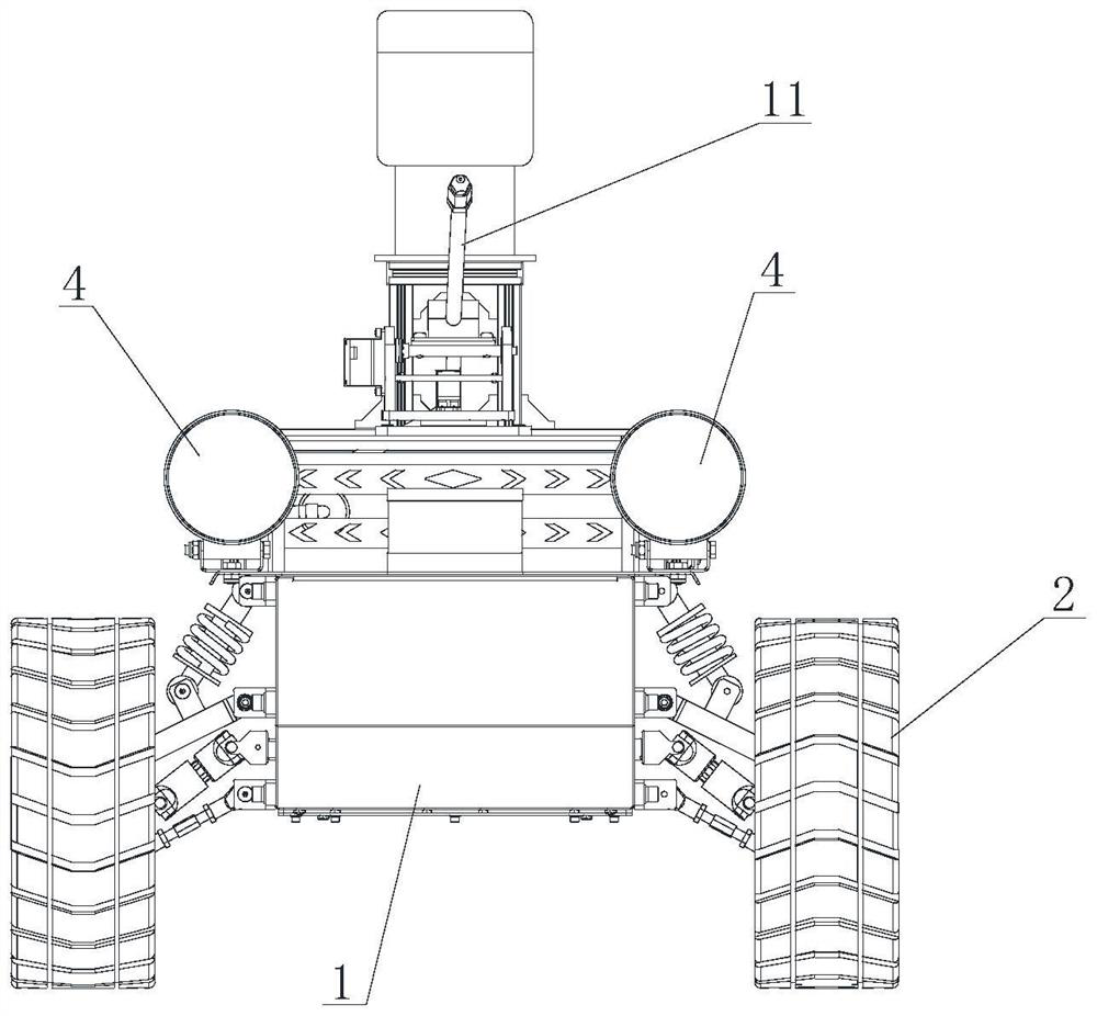 Reconnaissance defense robot and operation method thereof