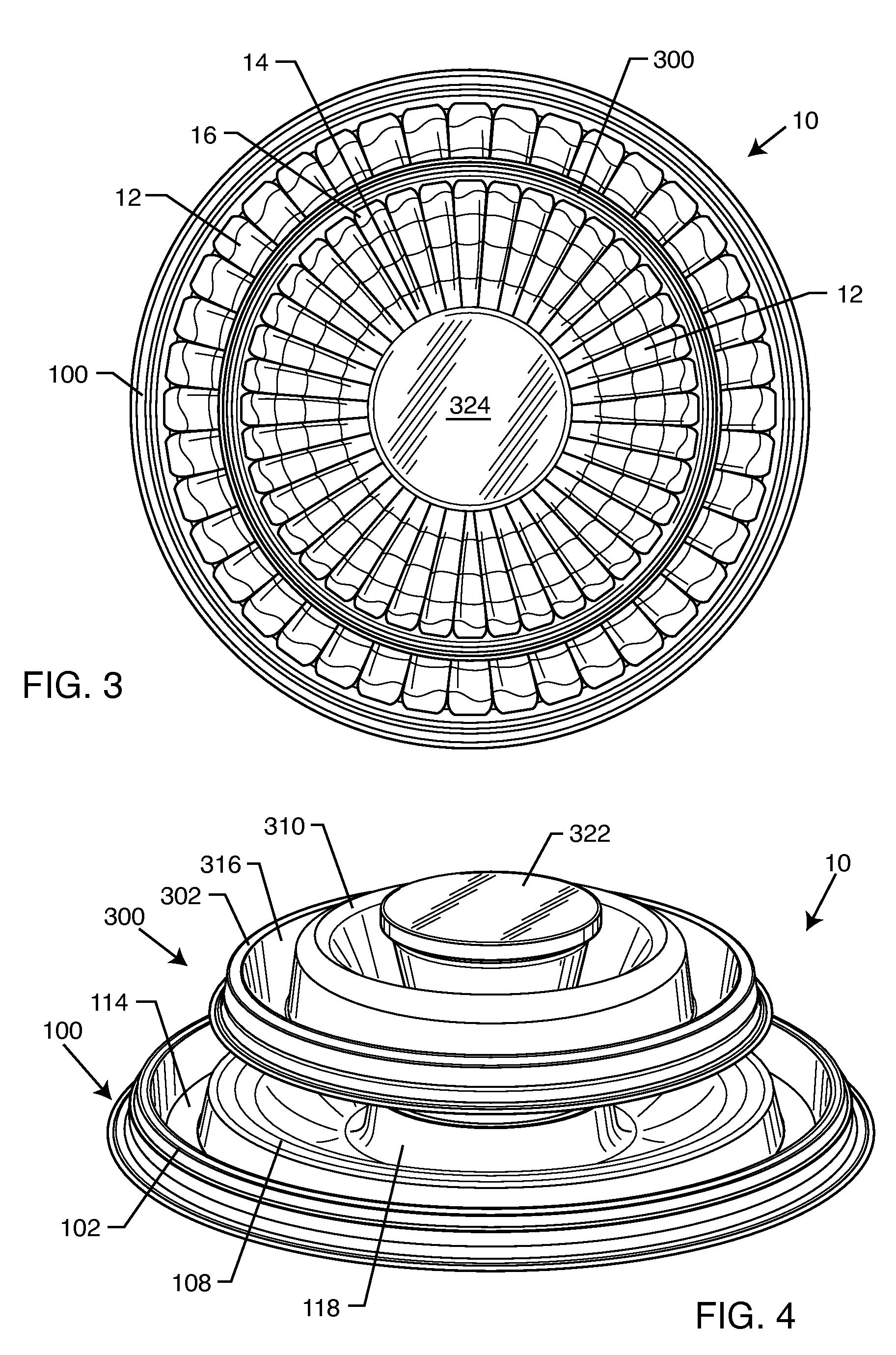 Double-stack shrimp tray