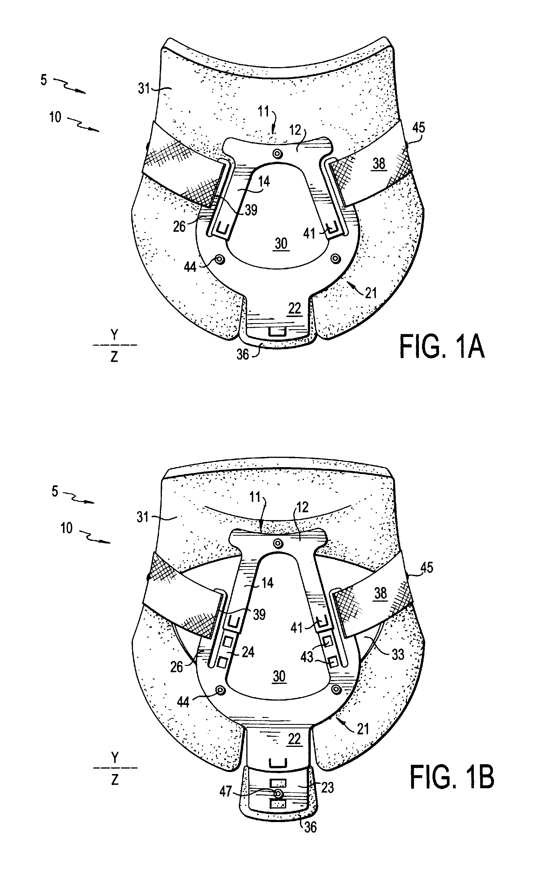 Cervical collar with independent height and circumference adjustability