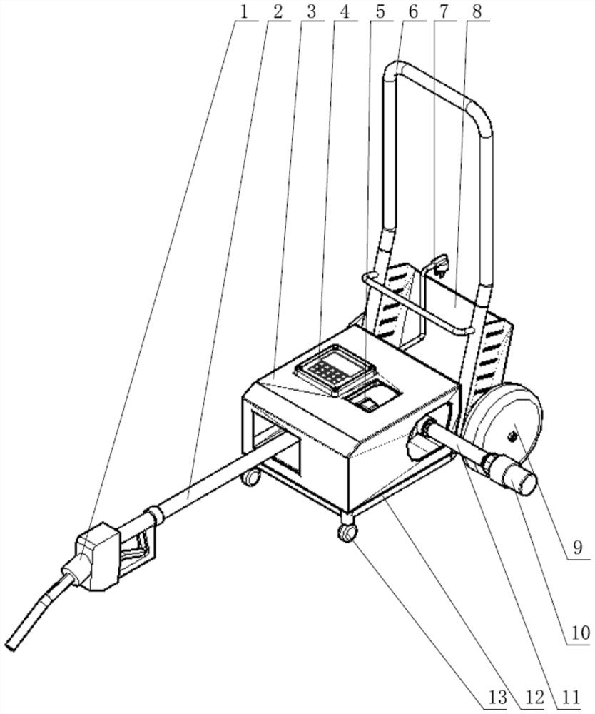 Liquid material filling equipment