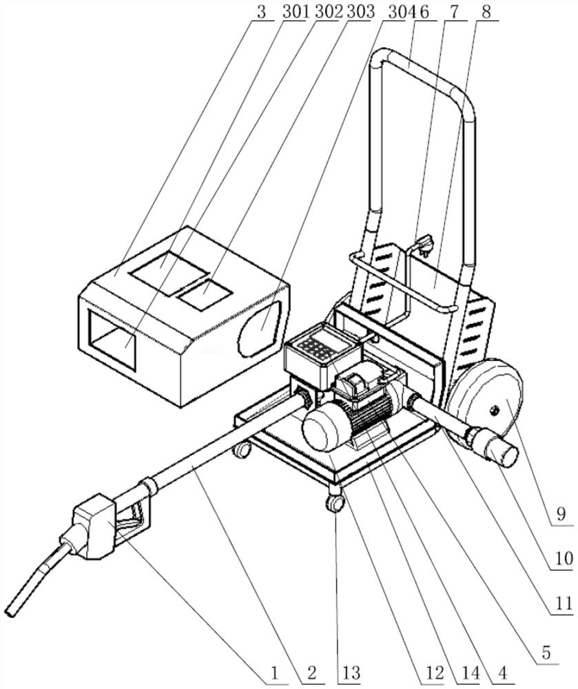 Liquid material filling equipment