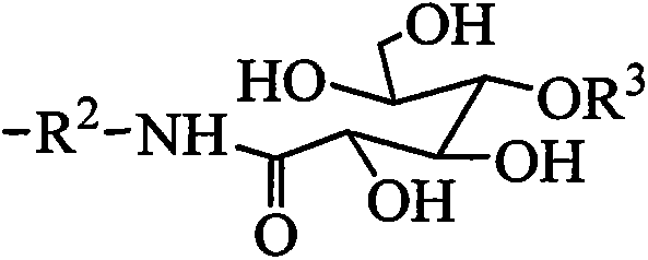 Tetrasiloxane containing sugar acylamino and preparation method