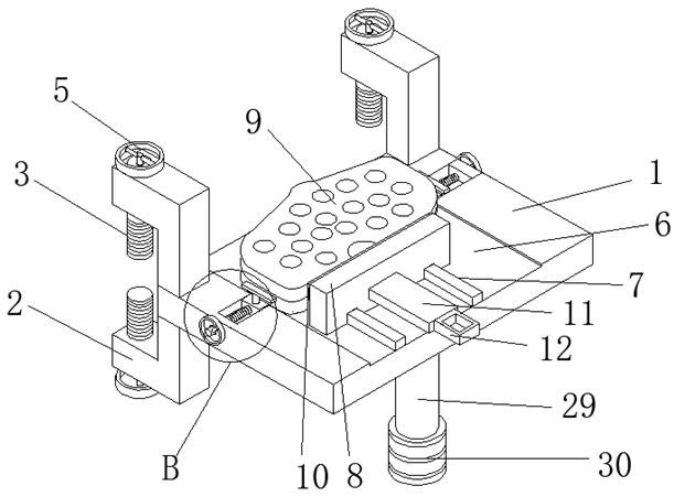 Heat insulation plate assembly for automobile brake device