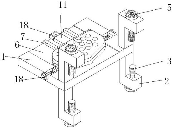 Heat insulation plate assembly for automobile brake device