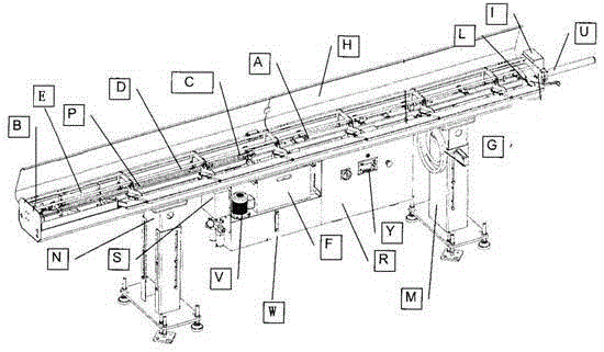 Automatic feeding mechanism and feeding method of rod CNC lathe