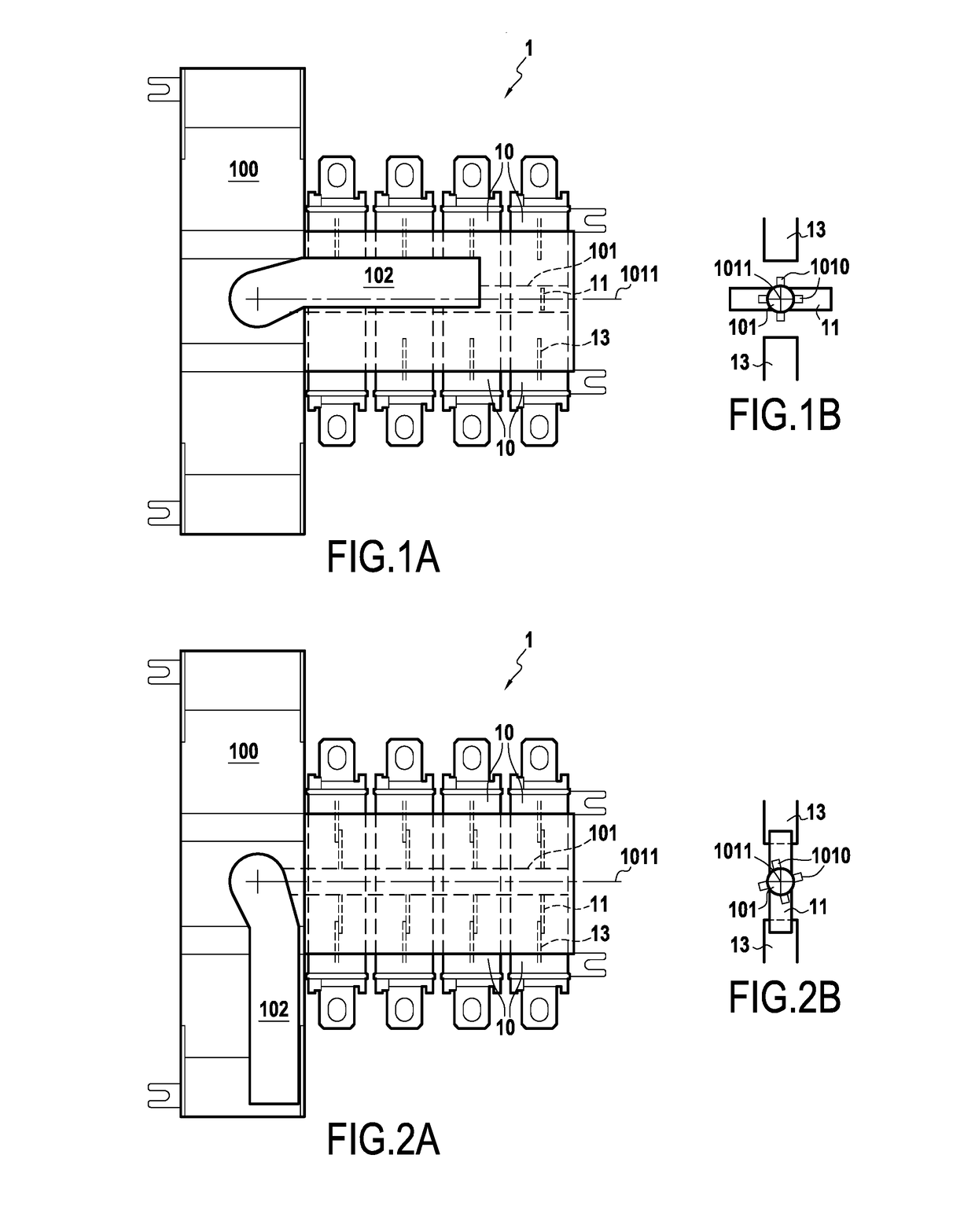 Trippable Control System for a Breaker Pole and Breaker Gear