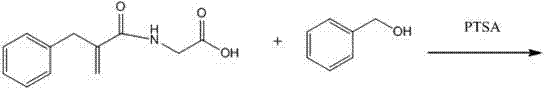 Preparation method of racecadotril intermediate 2-(benzyl acrylamide) benzyl acetate