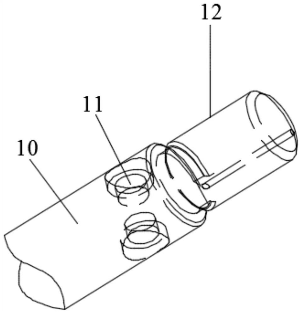 Directional fracturing top control and pressure relief device for hard roof