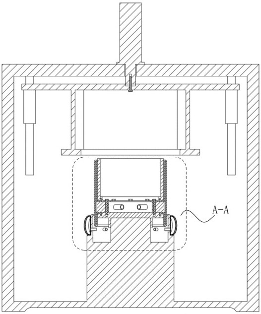 A pressure uniformity detection device and detection method for reverse-wrapped capsules