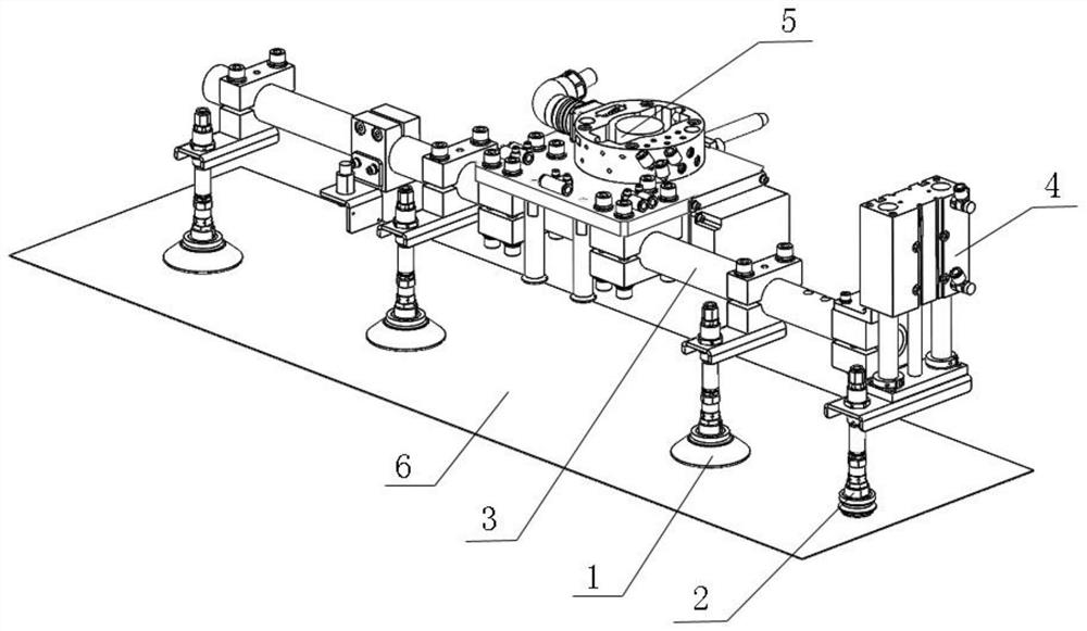 Non-magnetic sheet separation robot clamp and separation method