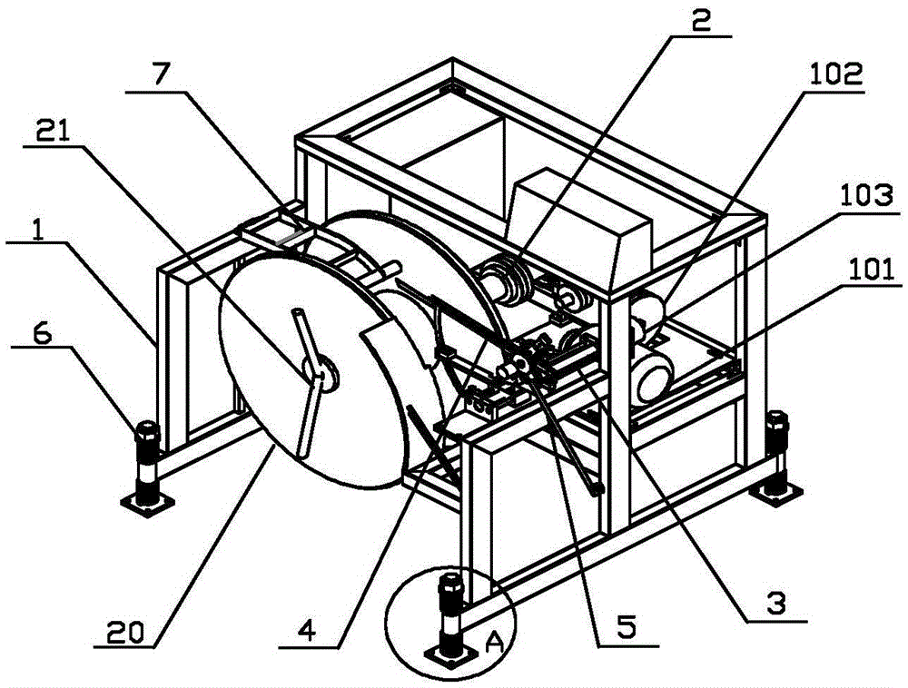 Magnetic stripe winding rolling machine