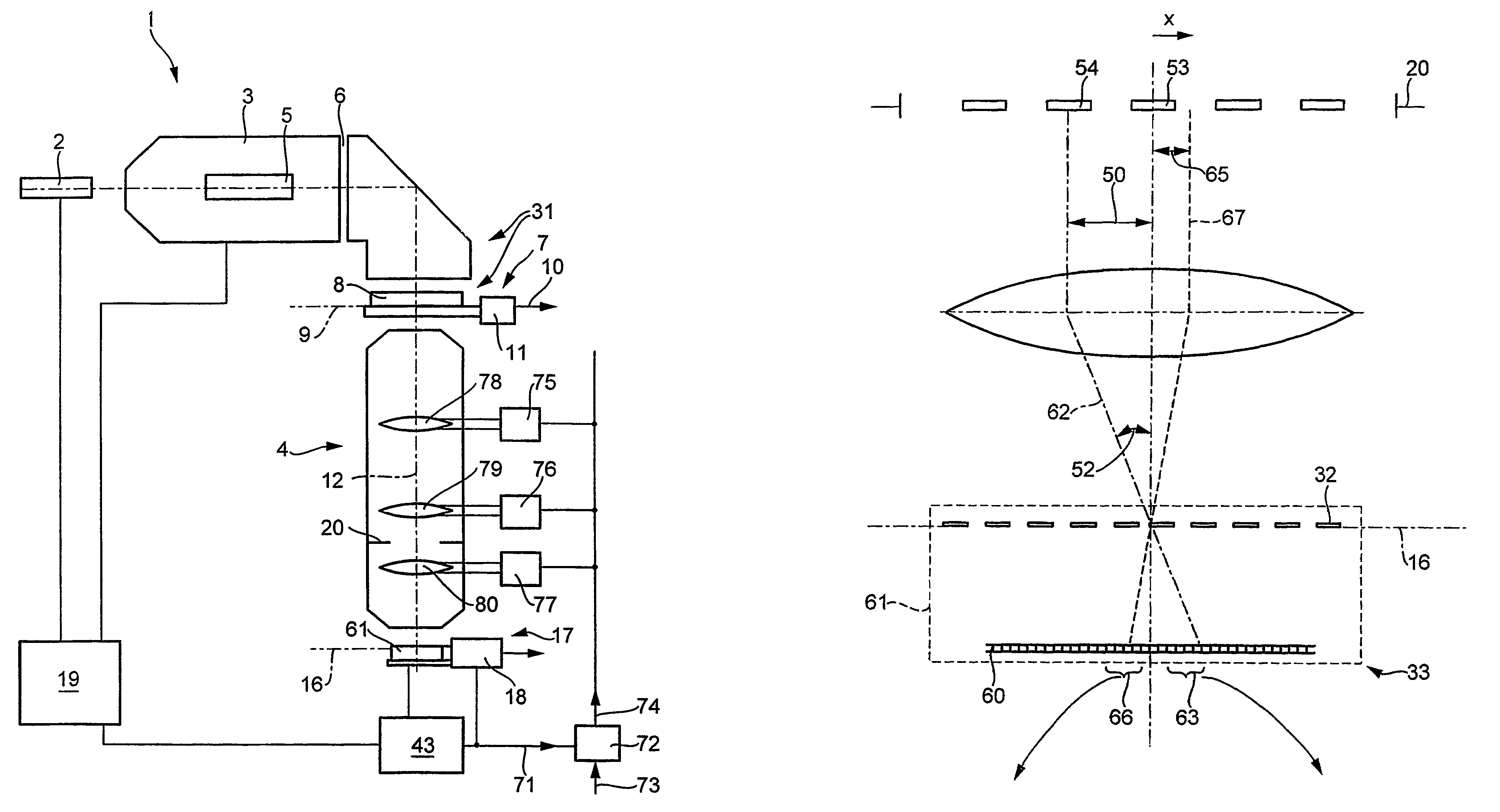 Interferometric measuring device and projection exposure installation comprising such measuring device