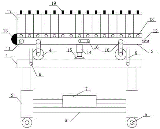 Examination couch for imaging department