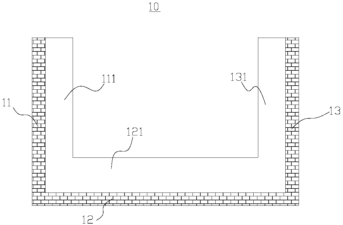 A garage waterproof structure and dispatching structure