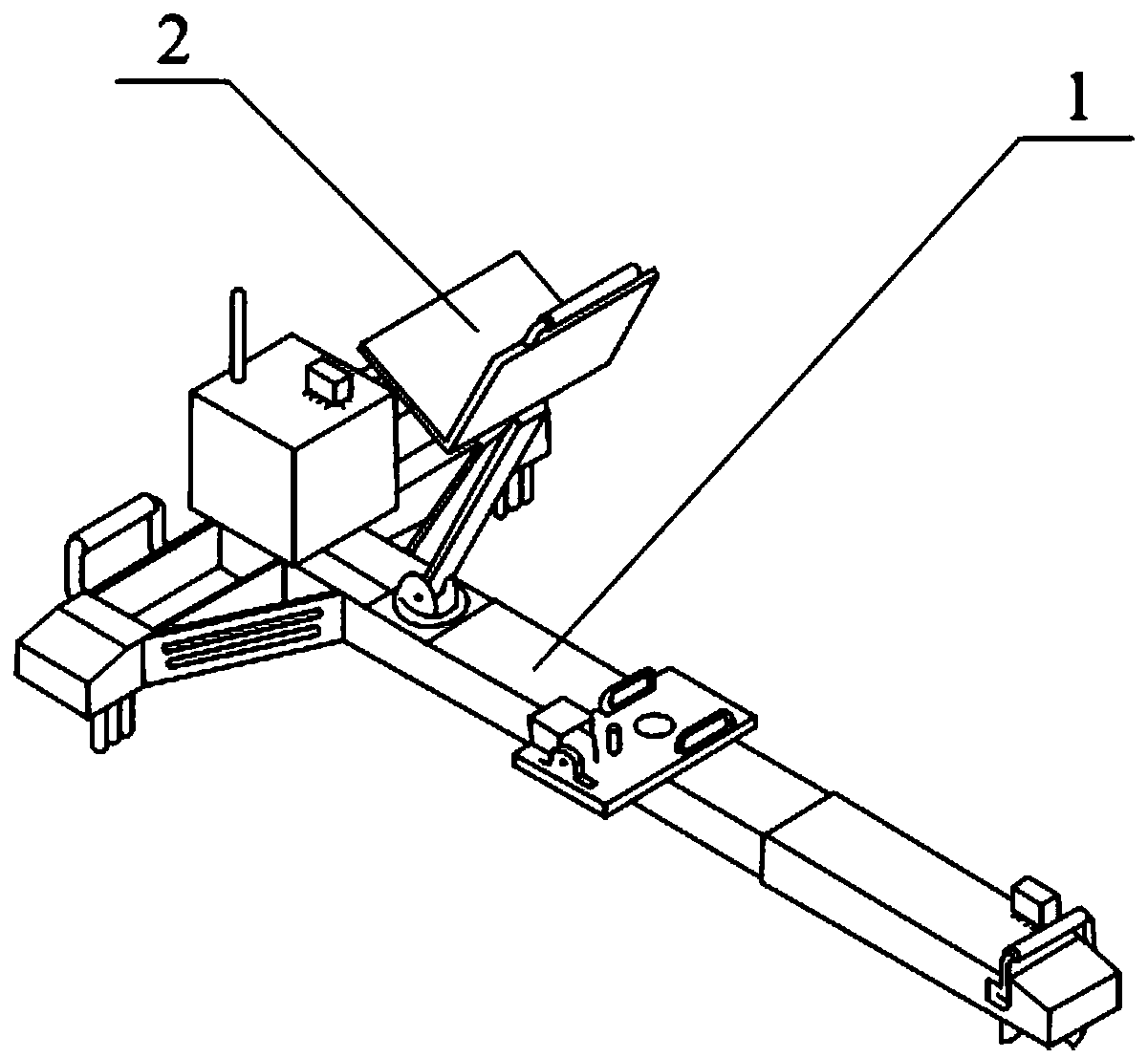 Non-contact contact network parameter acquisition device using digital laser technology, measuring system and measuring method thereof