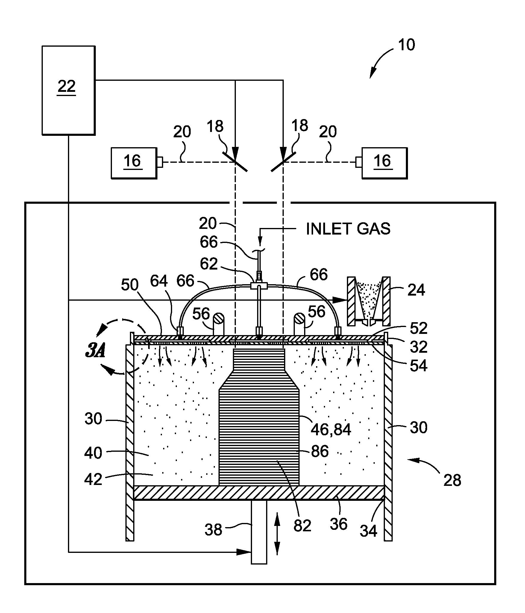 Purge and sealant cap for selective laser sintering build frame