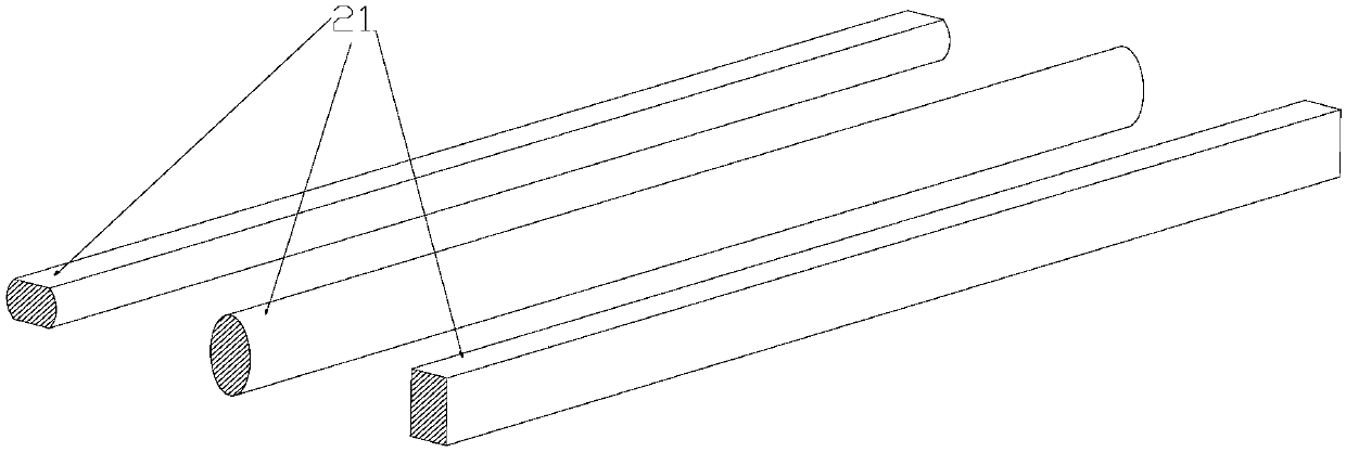 A test system for testing the vibration characteristics of a double asymmetric bearing rotor system