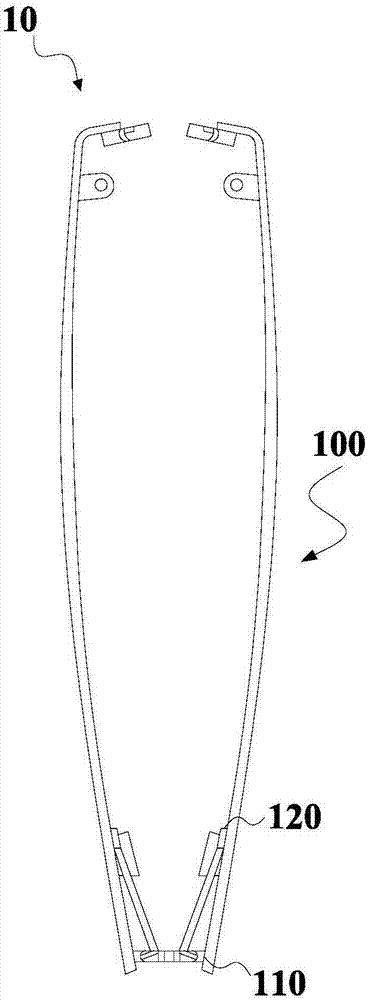 Eyeglass frame, eyeglass bracket and eyeglass