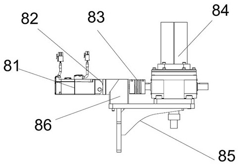 AGV walking device of automatic doffing robot of elasticizer