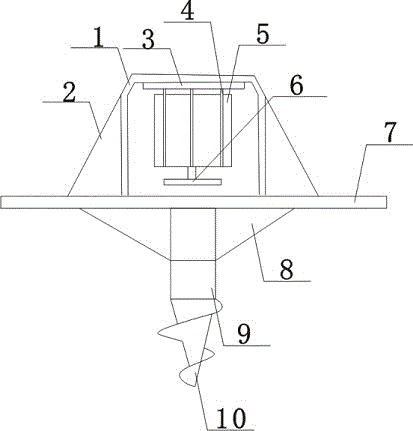 Mud suction head structure