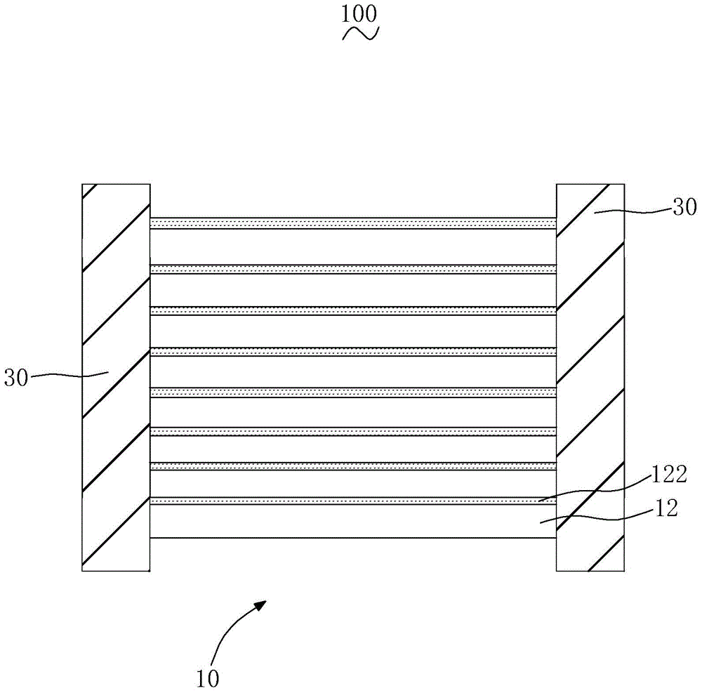 Chip multilayer ceramic connector and preparation method thereof