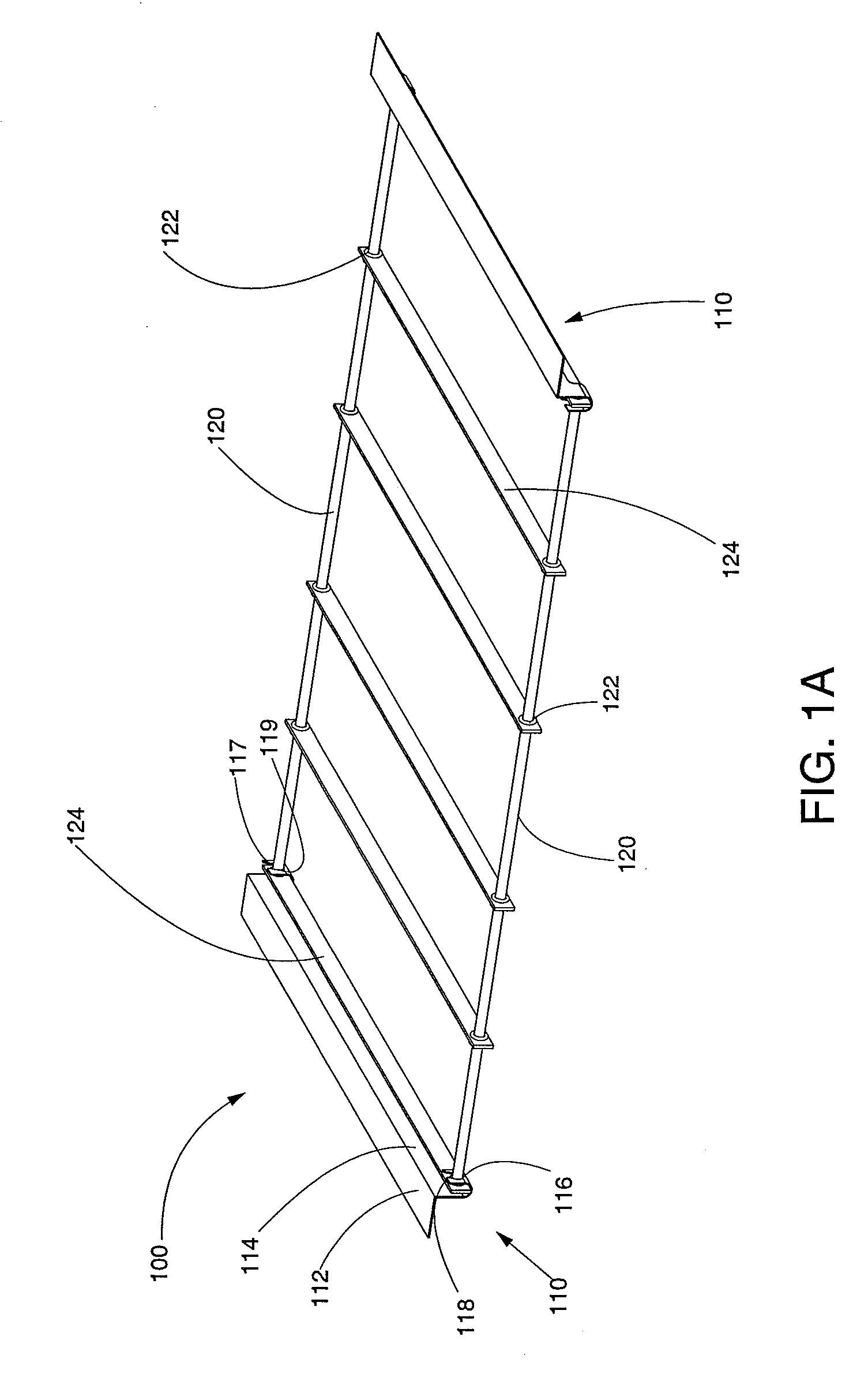 Roller grill separating device