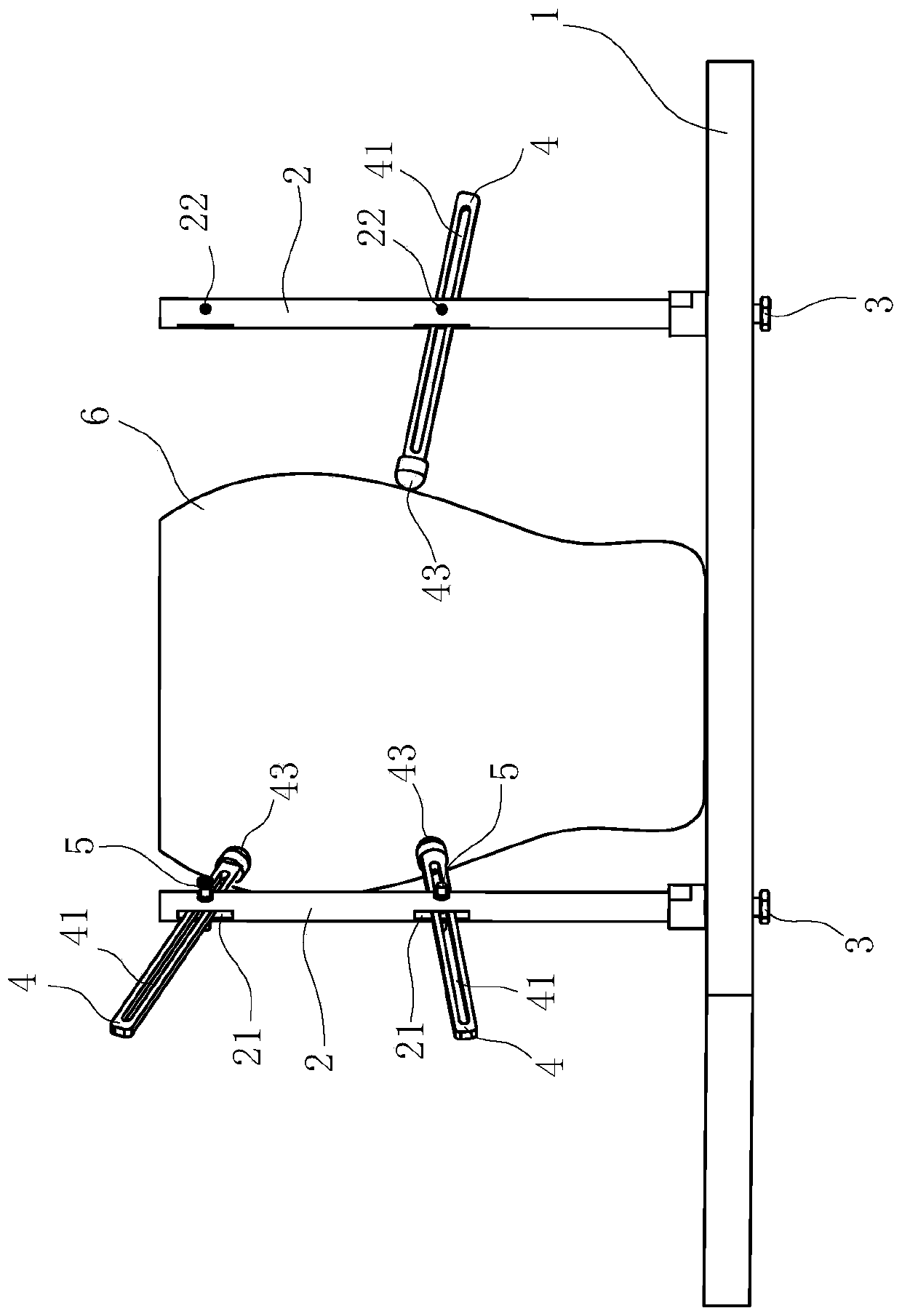 Supporting device for three-dimensional exhibit